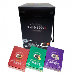 (주)한주에프앤비_달지않은 건강양갱 3종세트 / 40g x 10개입 3set (1,200g)